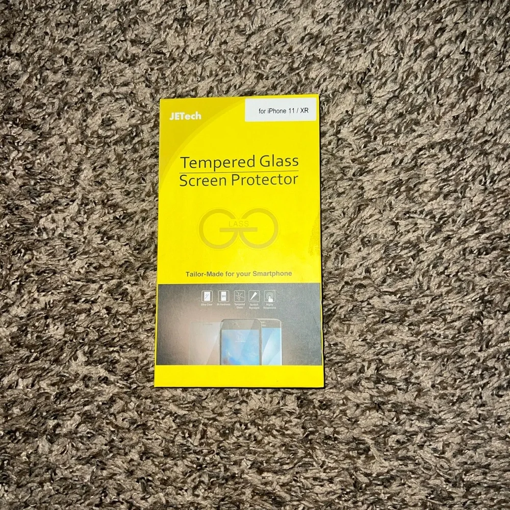 JETech Yellow Tempered Glass Screen Protector for iPhone 11/XR